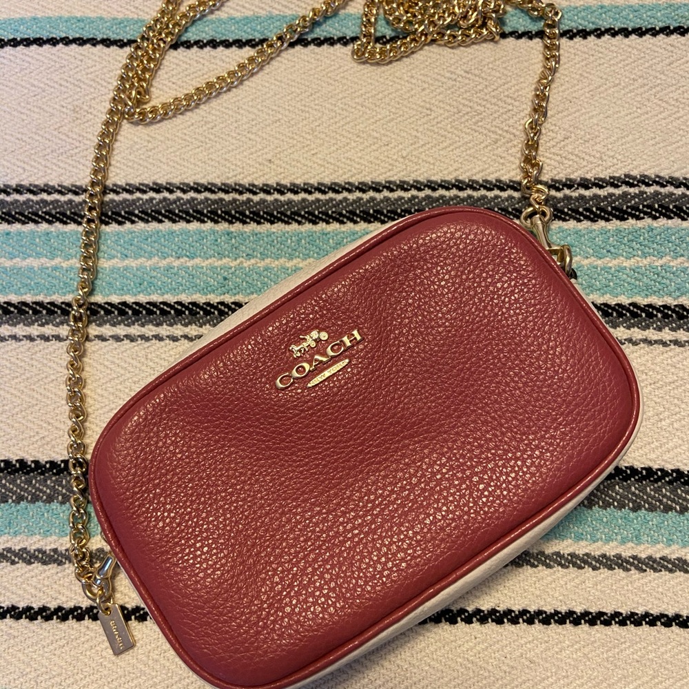 Coach Convertible Pebbled Leather Belt Bag